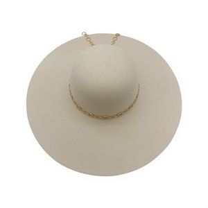 AUDREY-IVORY FEDORA HAT